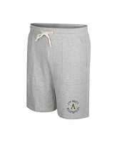 Men's Colosseum Heather Gray Distressed Appalachian State Mountaineers Love To Hear This Terry Shorts