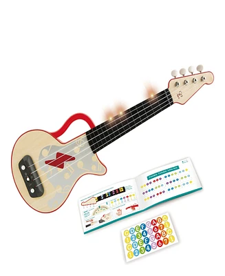 Hape Learn with Lights Red Electronic Ukulele