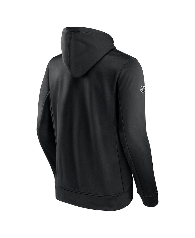 Men's Fanatics Black Philadelphia Flyers Authentic Pro Pullover Hoodie