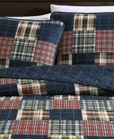 Eddie Bauer Madrona Plaid Reversible 2-Piece Quilt Set, Twin