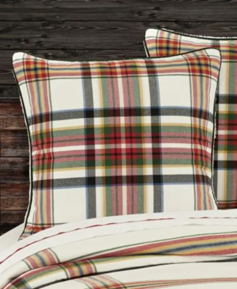 J Queen New York Christopher Plaid Duvet Cover Sets