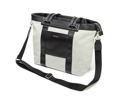 Sunveno Large Canvas Diaper Tote Bag