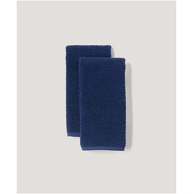 Organic Cotton Airy Waffle Hand Towel 2-Pack