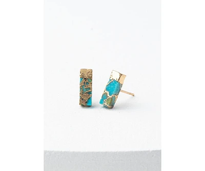 Starfish Project Brayden Turquoise Studs Earrings