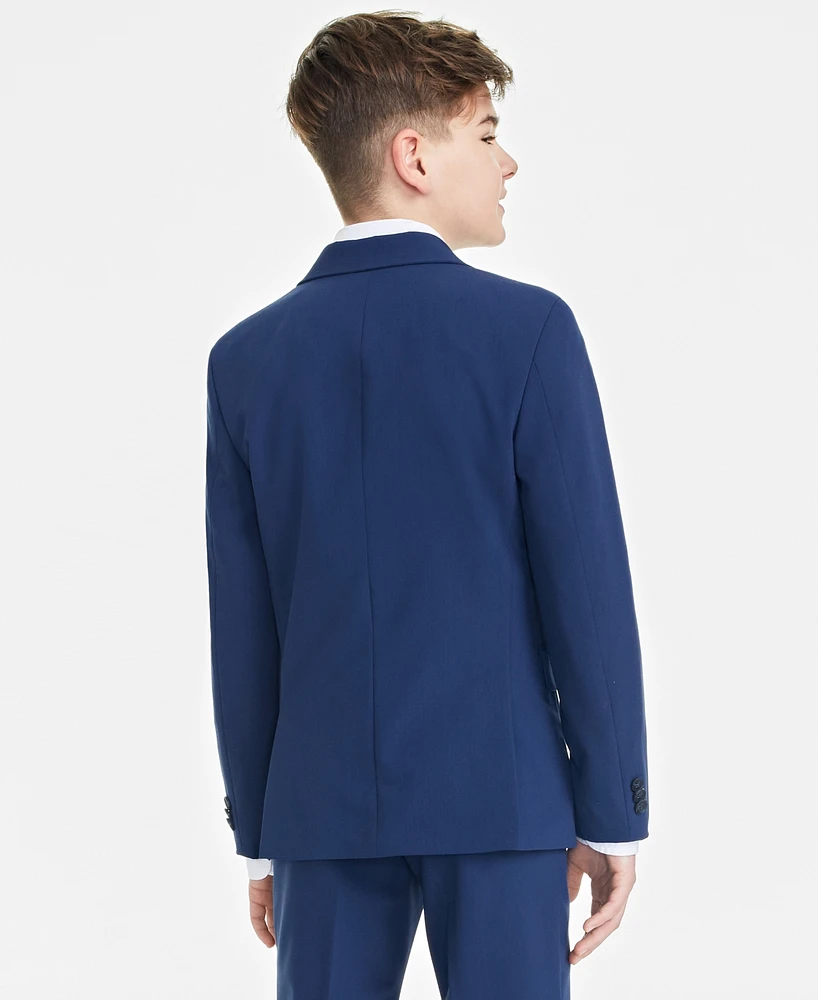 Kenneth Cole Reaction Big Boys Stretch Slim Fit Suit Jacket