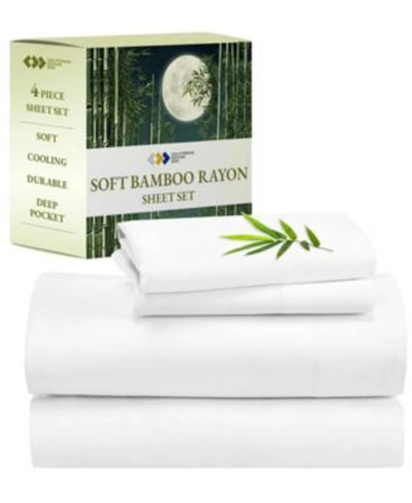 100 Rayon From Bamboo Comfort Soft Cool Breathable All Year Round Just Like Real Silk Sheets