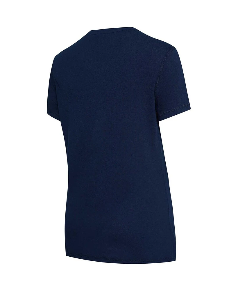 Women's Concepts Sport Navy, Gray Seattle Mariners Arctic T-shirt and Flannel Pants Sleep Set