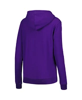 Women's Stadium Athletic Purple Lsu Tigers Big Logo Pullover Hoodie