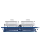 American Atelier Acrylic Tray Clear Dishes with Lids
