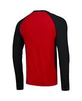 Men's Mitchell & Ness Garnet South Carolina Gamecocks Legendary Slub Raglan Long Sleeve T-shirt