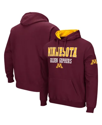 Men's Colosseum Maroon Minnesota Golden Gophers Sunrise Pullover Hoodie