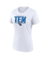 Women's Fanatics Navy, White Tennessee Titans Two-Pack Combo Cheerleader T-shirt Set