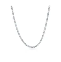 Diamond cut Franco Chain 3mm Sterling Silver 9" Anklet