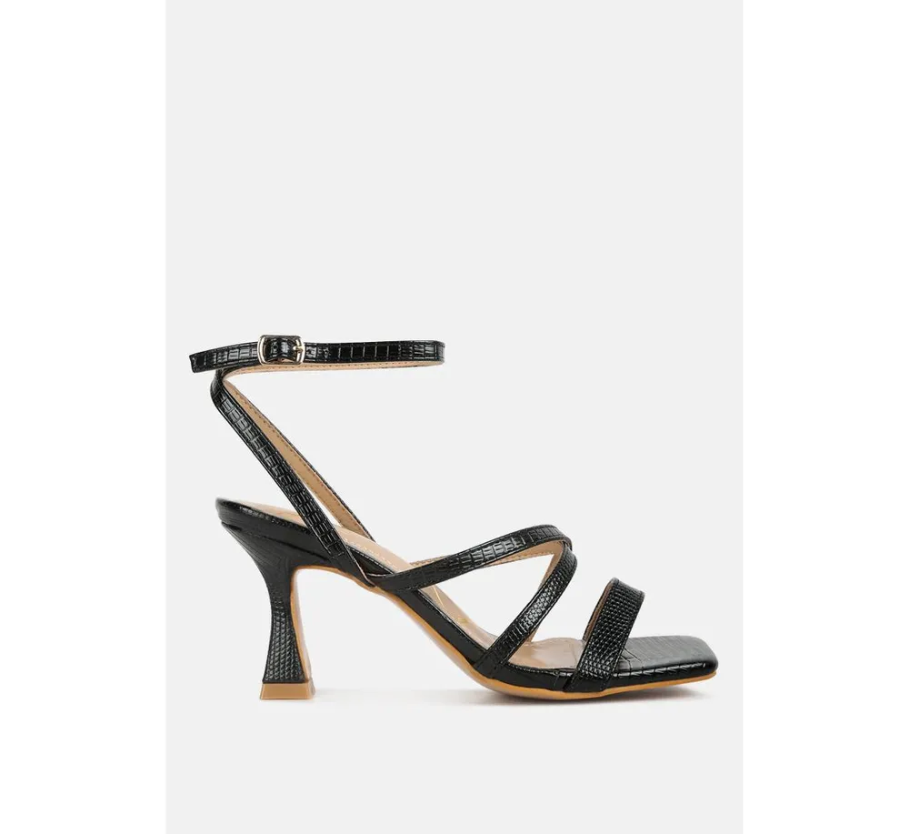 Womens Serling Croc Spool Heel Sandals