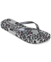 Ipanema Women's Animal Print Slip-On Thong Sandals