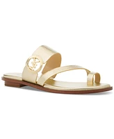 Michael Kors Mmk Vera Slip-On Toe-Ring Slide Sandals