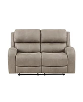White Label Aubrey 62" Double Reclining Love Seat