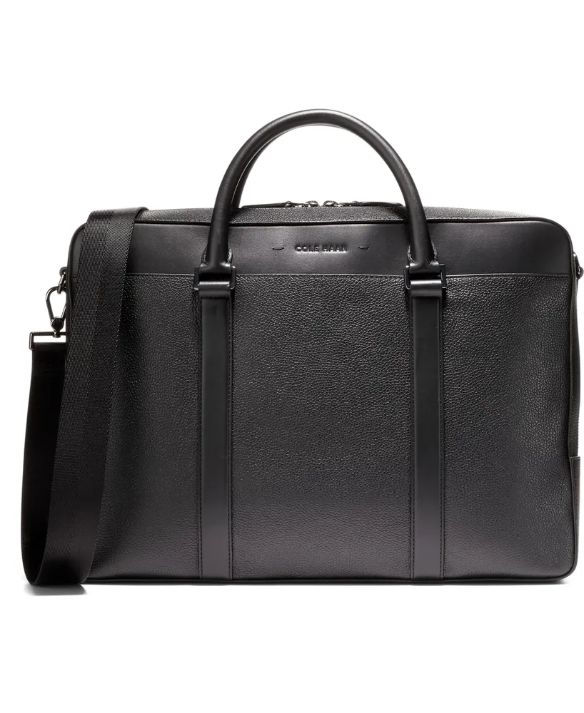 Cole Haan Triboro Medium Leather Briefcase Bag
