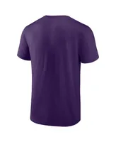 Men's Fanatics Purple Baltimore Ravens 2023 Afc North Division Champions Conquer T-shirt