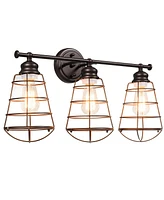 Sugift Wall Sconces Set of 2, Modern Brushed Gold Wall Lights with Fabric Shades, Hardwired Vanity Lighting