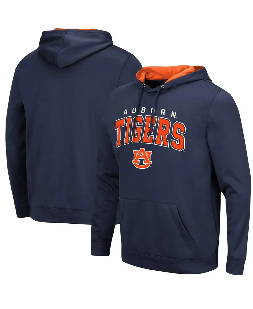 Men's Colosseum Navy Auburn Tigers Resistance Pullover Hoodie