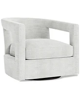 Tycer 33" Fabric Swivel Chair, Created for Macy's