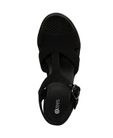LifeStride Women's Everly Washable Block Heel Strappy Sandals