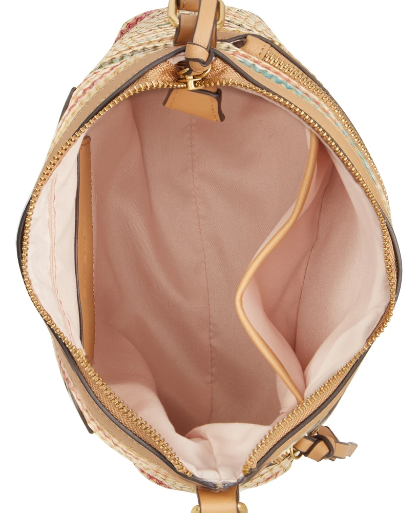 Style & Co Straw North South Crossbody Bag, Exclusively at Macy's