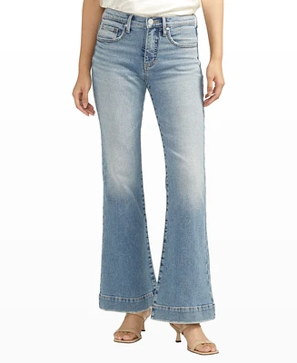 Jag Women's Kait Mid Rise Flare Leg Jeans