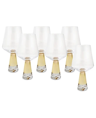 Vivience Stemmed Wine Glasses, Set of 6