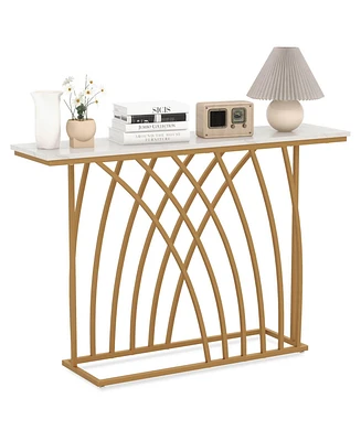 48'' Console Table Modern Accent Entryway Table Long Behind Couch Table