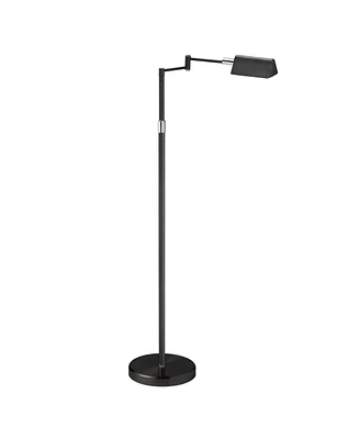 Dainolite 50.25" Metal Led 9W Swing Arm Floor Lamp