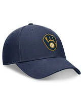 Men's Nike Navy Milwaukee Brewers Evergreen Club Performance Adjustable Hat