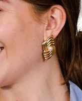 Sterling Forever Silver-Tone or Gold-Tone Freshwater Pearls Fantaisie Studs