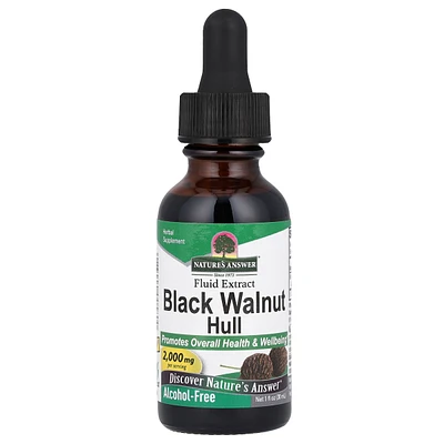 Nature's Answer Black Walnut Hull Fluid Extract Alcohol-Free 2 000 mg - 1 fl oz (30 mL)