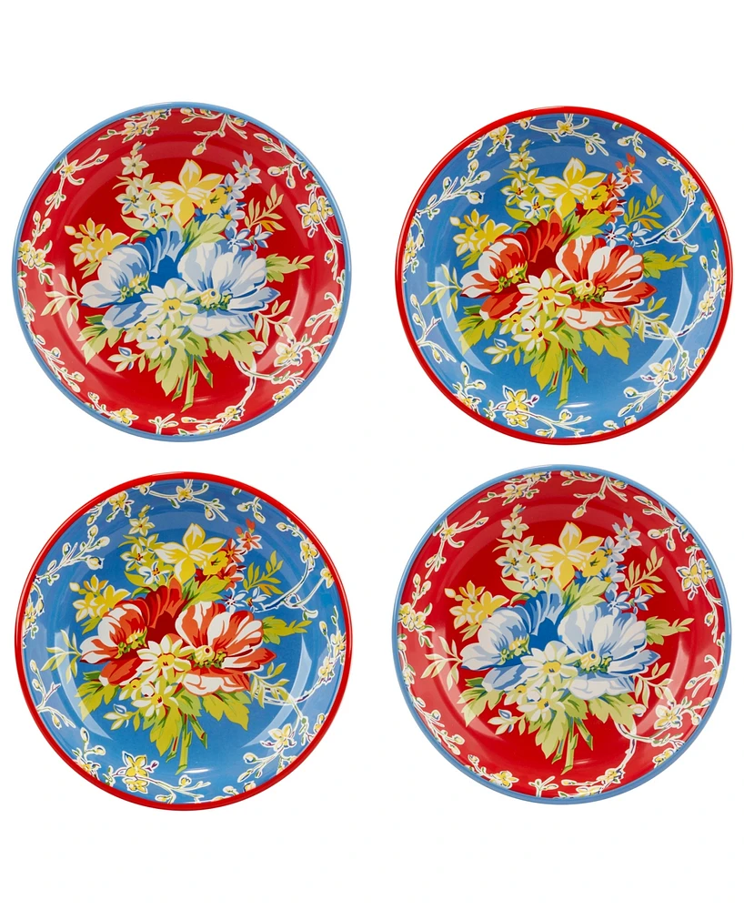 Certified International Blossom Set of 4 Soup Bowls