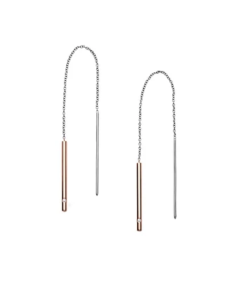 Skagen Women's Kariana Two-Tone Threader Earrings