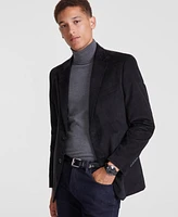 Nautica Men's Modern-Fit Solid Stretch Corduroy Elbow Patch Sport Coat