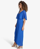 kensie Women's Flutter-Sleeve Jumpsuit