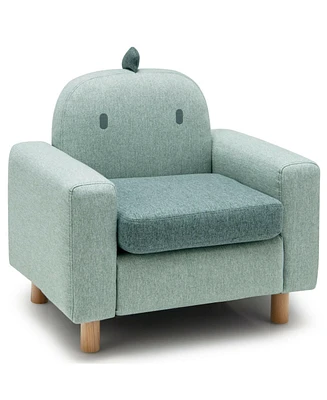 Kids Sofa with Armrest and Thick Cushion