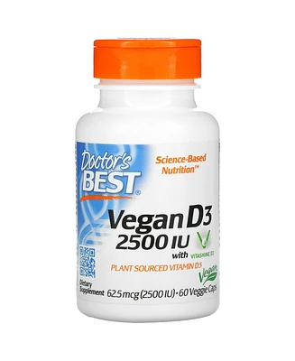 Doctor's Best Nutrition D3 with Vitashine D3 62.5 mcg (2 500 Iu) - 60 Veggie Caps