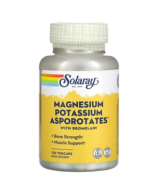 Solaray Magnesium Potassium Asporotates with Bromelain - 120 VegCaps