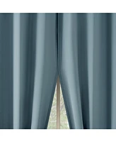 Brandon Magnetic Closure Room Darkening Grommet Curtain Panel Pair