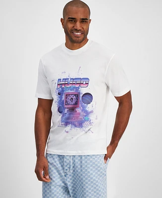 Hugo by Boss Men's Short Sleeve Crewneck Graphic T-Shirt