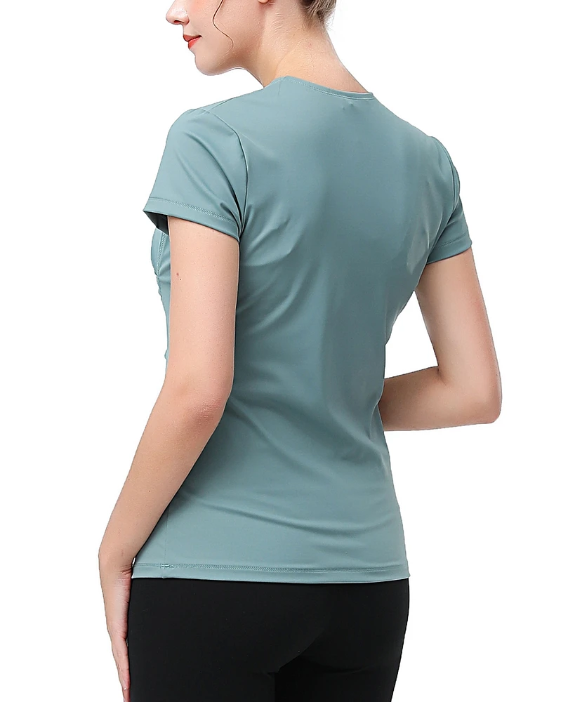 kimi + kai Maternity V-Neck Nursing Active Tee