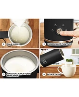 Milk Frother Electric Heater - Automatic 4-in-1 Function Steamer For Hot & Cold