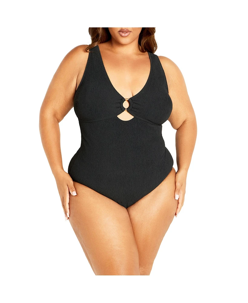 City Chic Plus Persia Cut Out 1 Piece