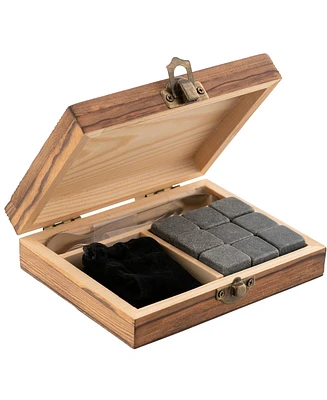 Galway Crystal Whiskey Stones 9 Piece Gift Set