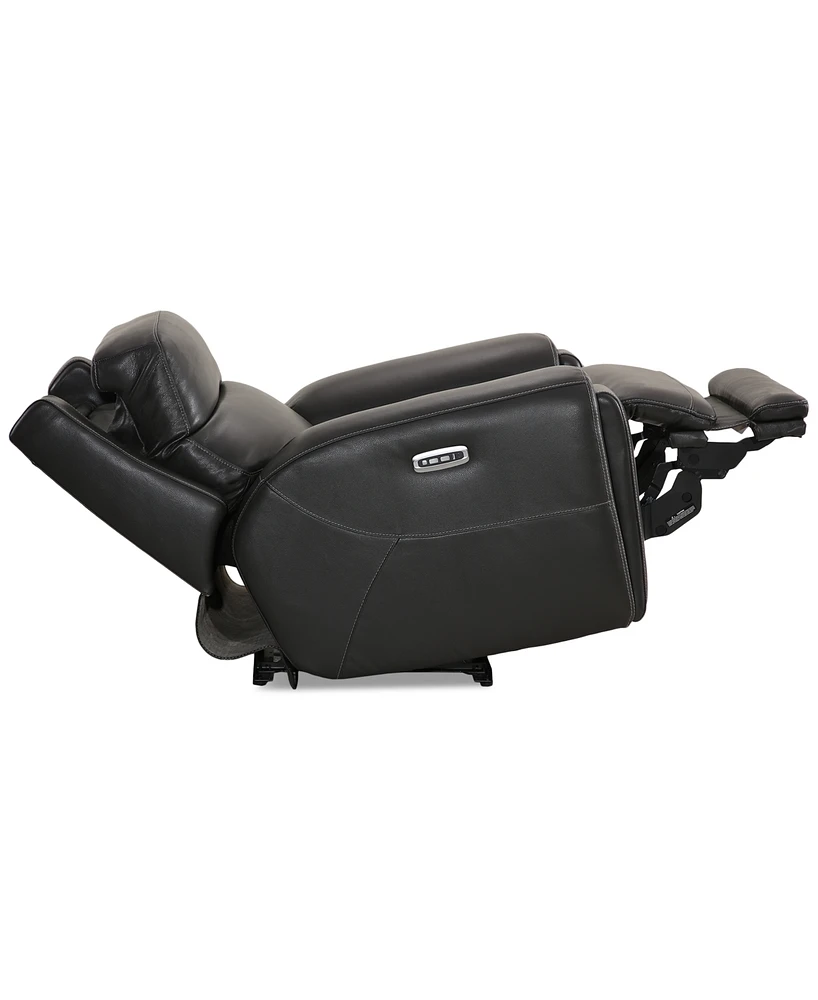 Varsani 40" Zero Gravity Leather Recliner, Created for Macy's