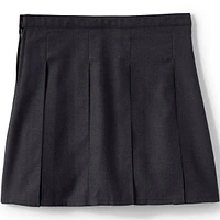 Lands' End Big Girls Box Pleat Skirt Top of Knee